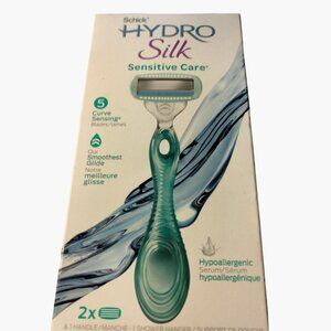 Schick Hydro Silk Sensitive Care Razor Handle 2 Refills